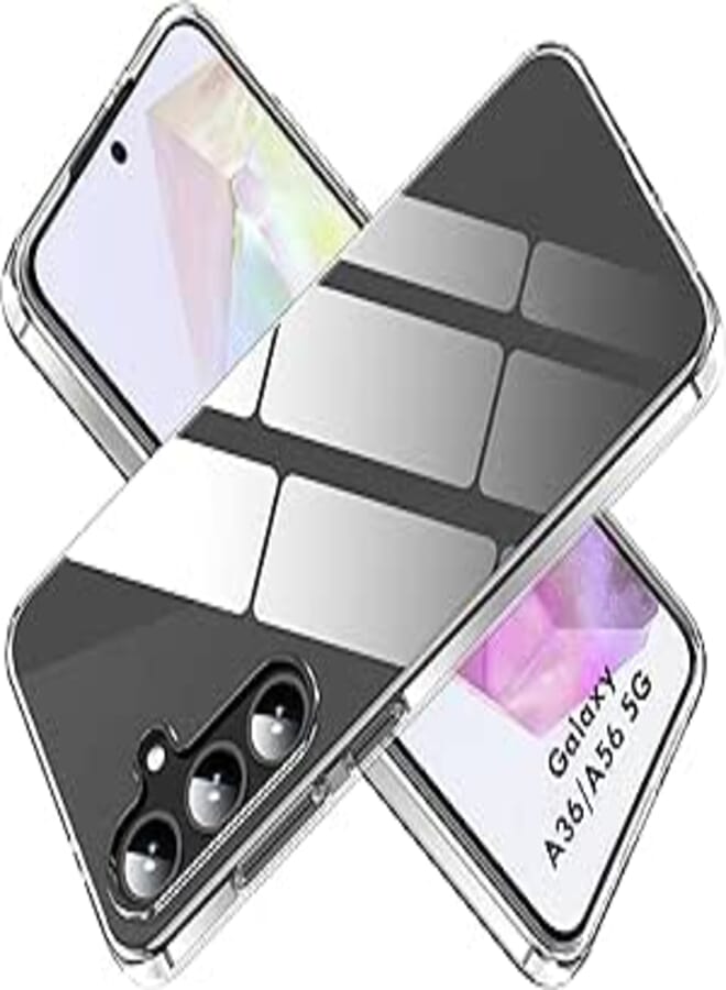 Silicone Protective Case Compatible with Samsung Galaxy A36/A56 5G Liquid Silicone Protective Case Shockproof Transparent